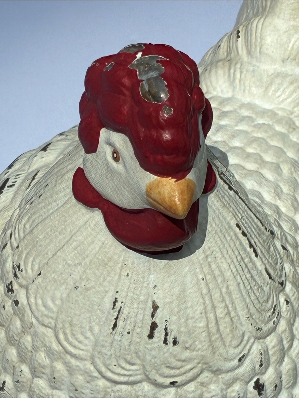 Vintage Large Ceramic Hen on Nest Covered Dish - Picture 6 of 16